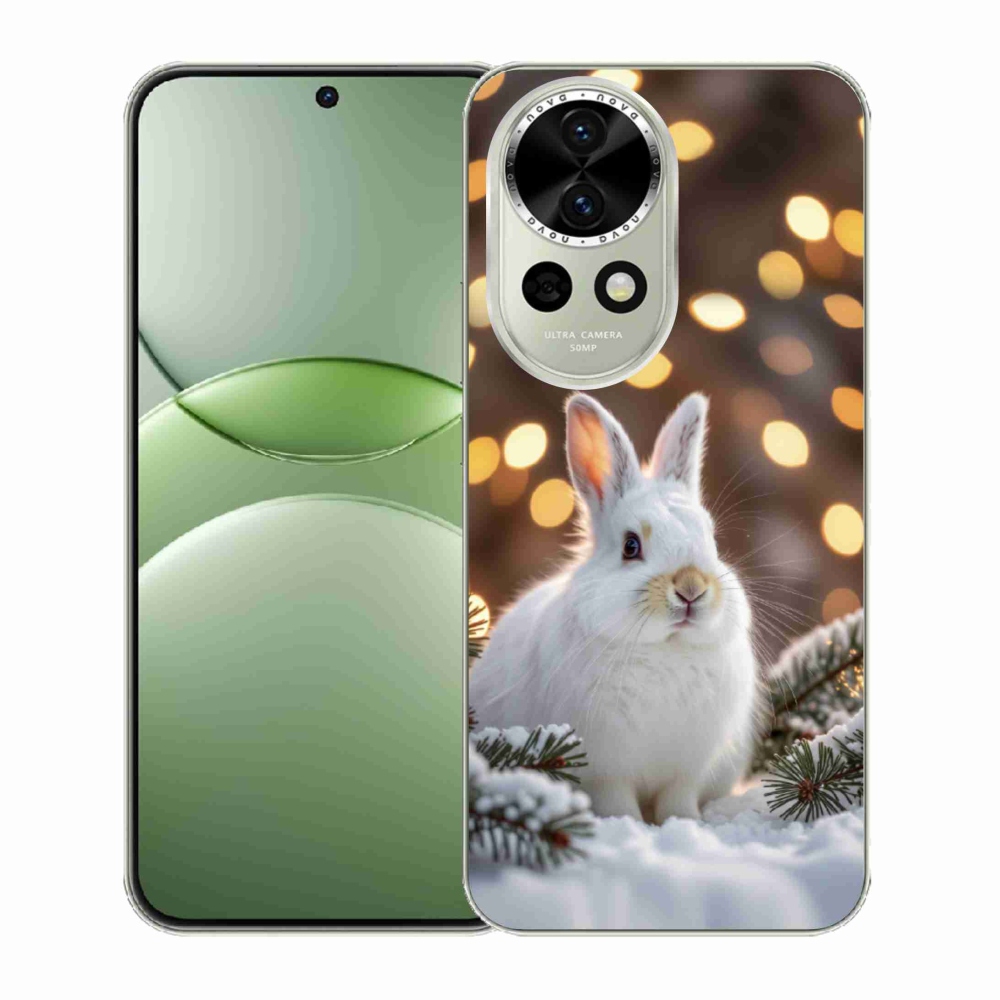 Gelový kryt mmCase na Huawei Nova 13 5G - bílý zajíc
