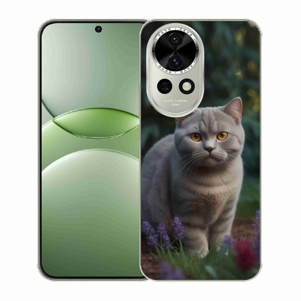 Gelový kryt mmCase na Huawei Nova 13 5G - britská kočka