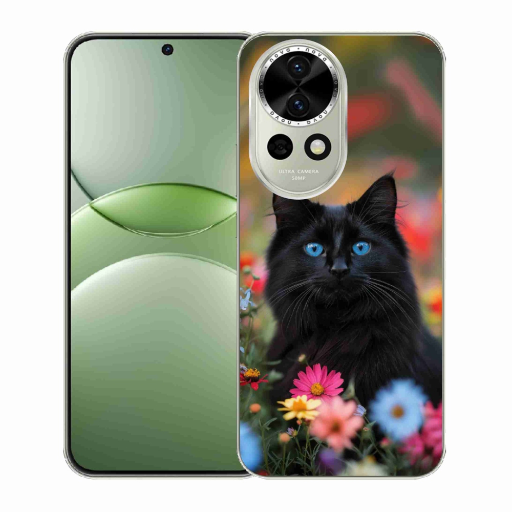 Gelový kryt mmCase na Huawei Nova 13 5G - černé kotě 4