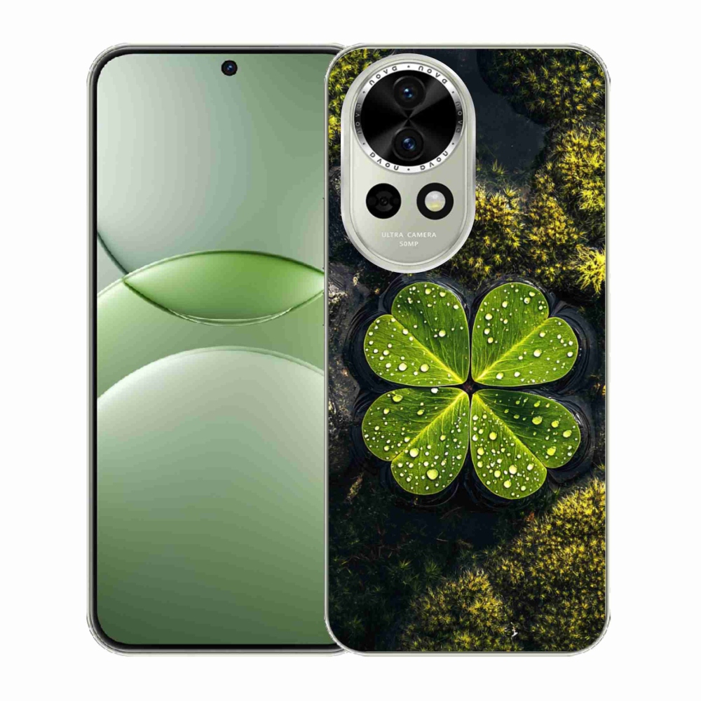 Gelový kryt mmCase na Huawei Nova 13 5G - čtyřlístek