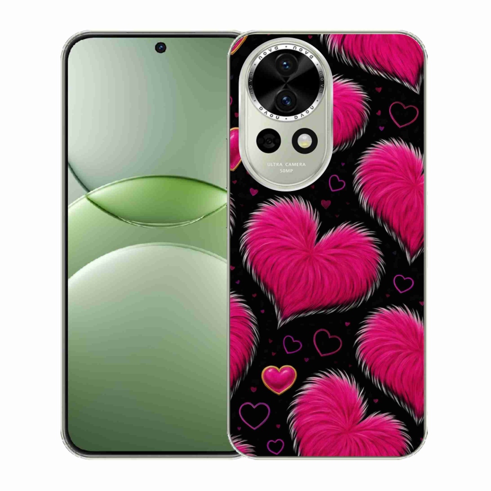 Gelový kryt mmCase na Huawei Nova 13 5G - hebká srdce