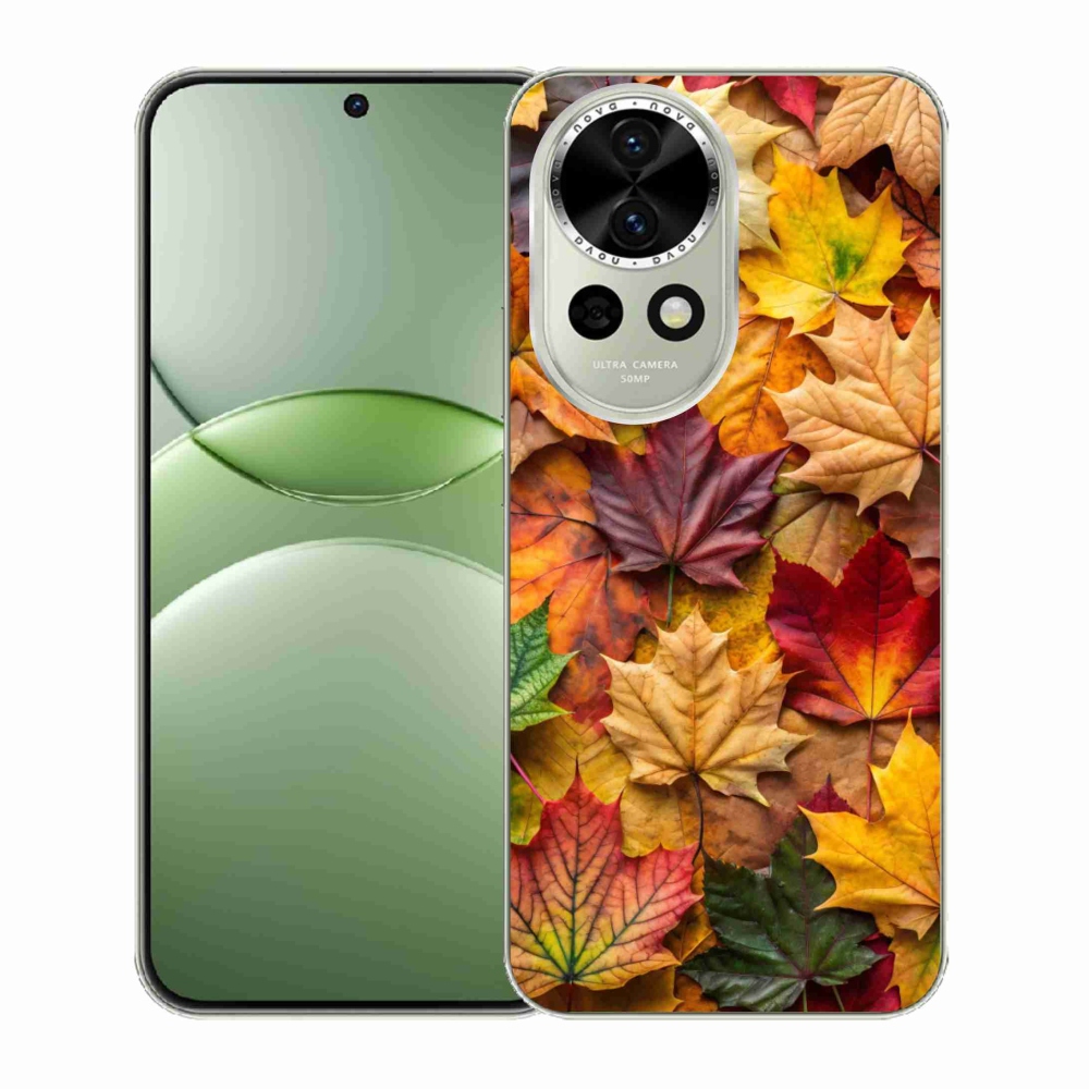 Gelový kryt mmCase na Huawei Nova 13 5G - javorové listy 2