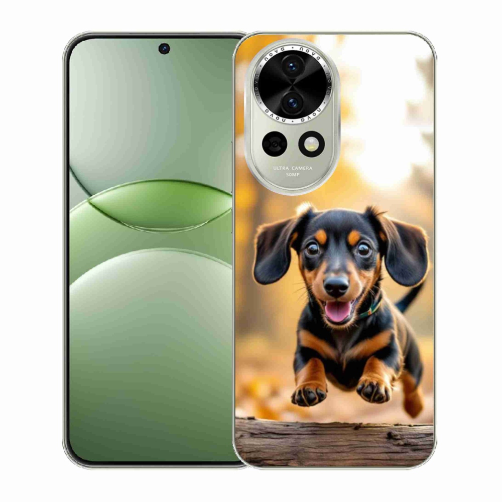 Gelový kryt mmCase na Huawei Nova 13 5G - jezevčík 2