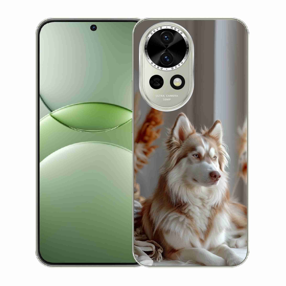 Gelový kryt mmCase na Huawei Nova 13 5G - klidný sibiřský husky