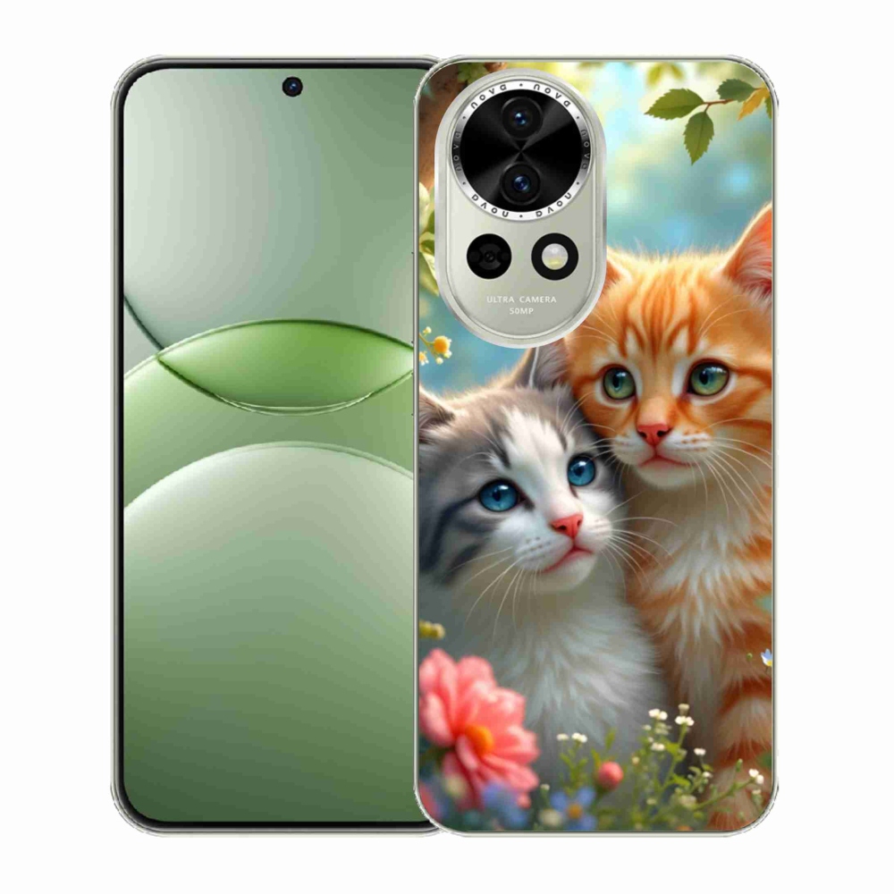 Gelový kryt mmCase na Huawei Nova 13 5G - kočičí láska 2