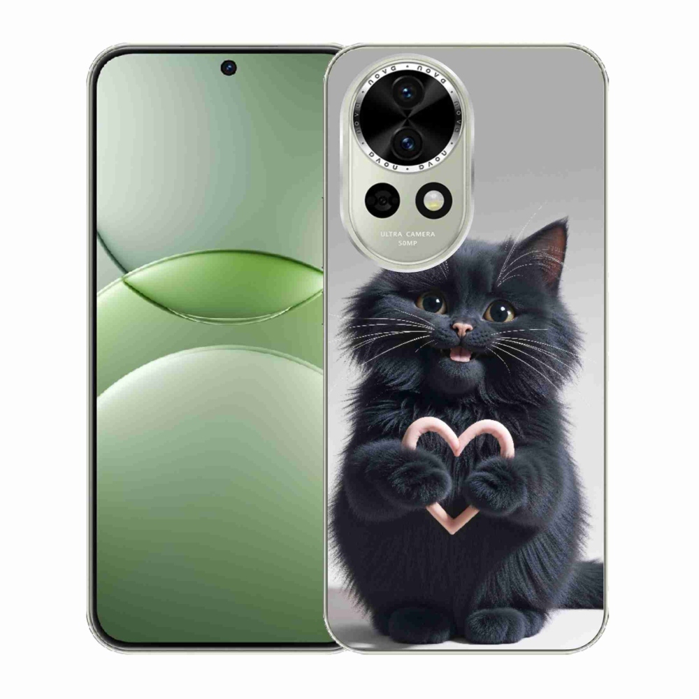Gelový kryt mmCase na Huawei Nova 13 5G - kočičí láska 3