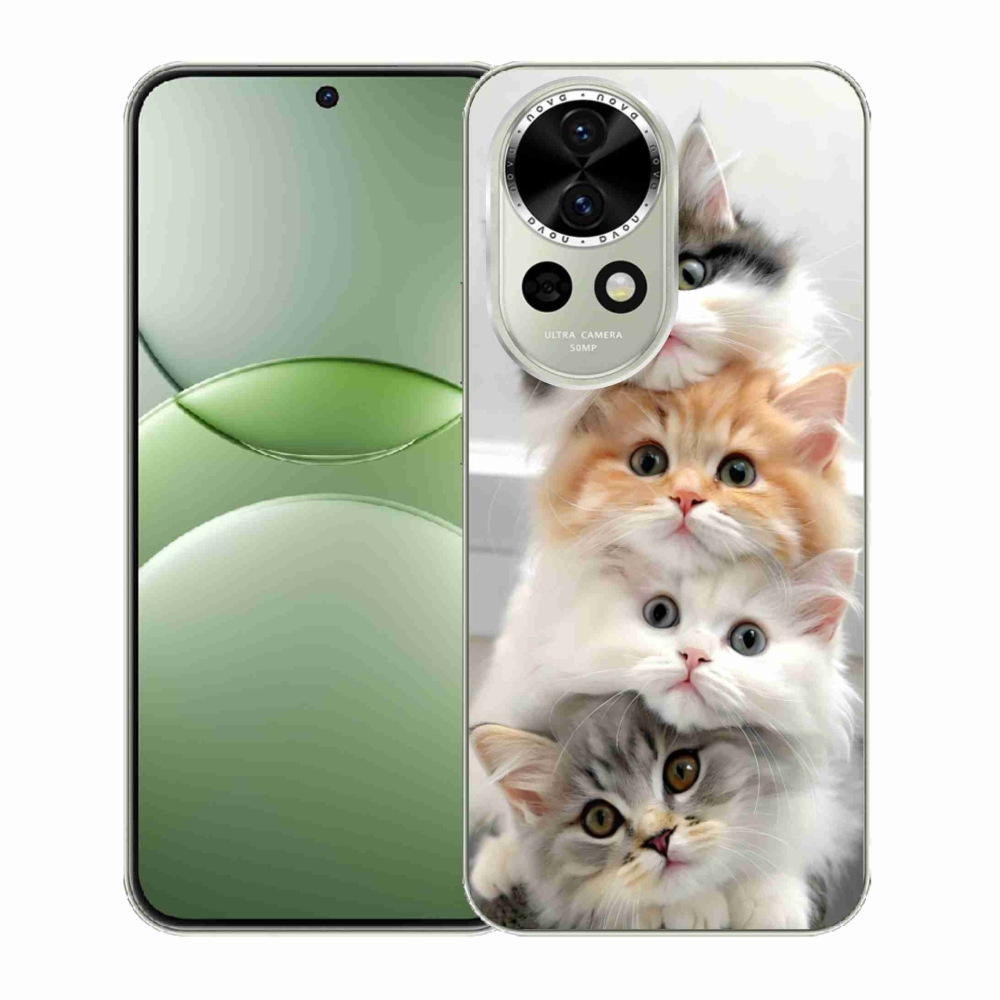 Gelový kryt mmCase na Huawei Nova 13 5G - kočičí parta