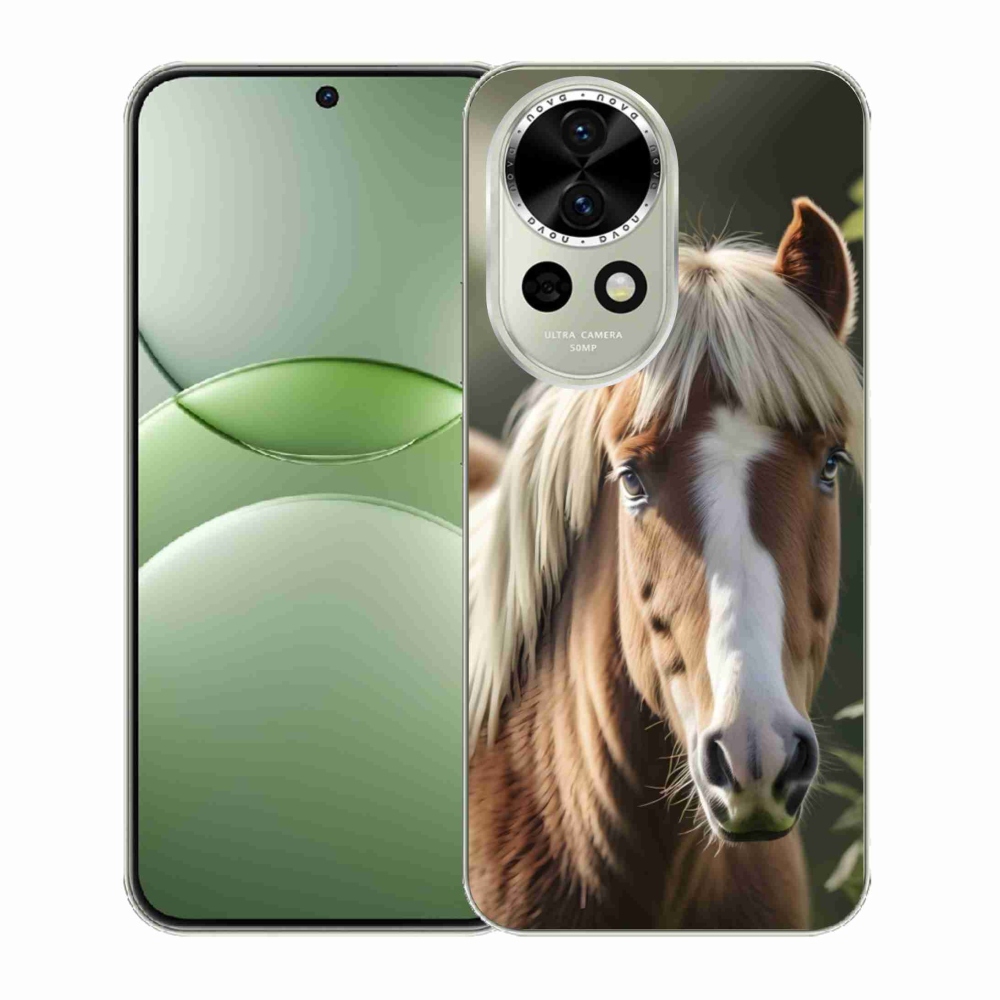 Gelový kryt mmCase na Huawei Nova 13 5G - kůň se světlou hřívou