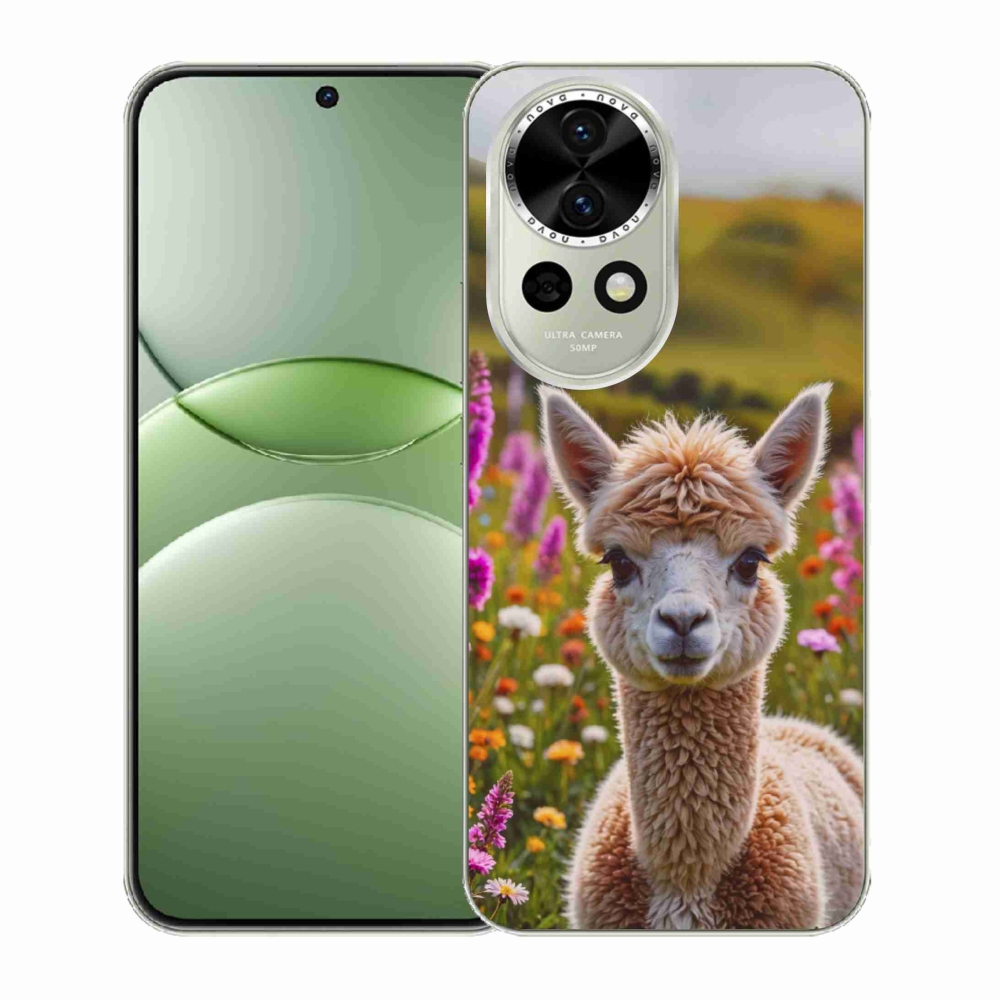 Gelový kryt mmCase na Huawei Nova 13 5G - lama na louce