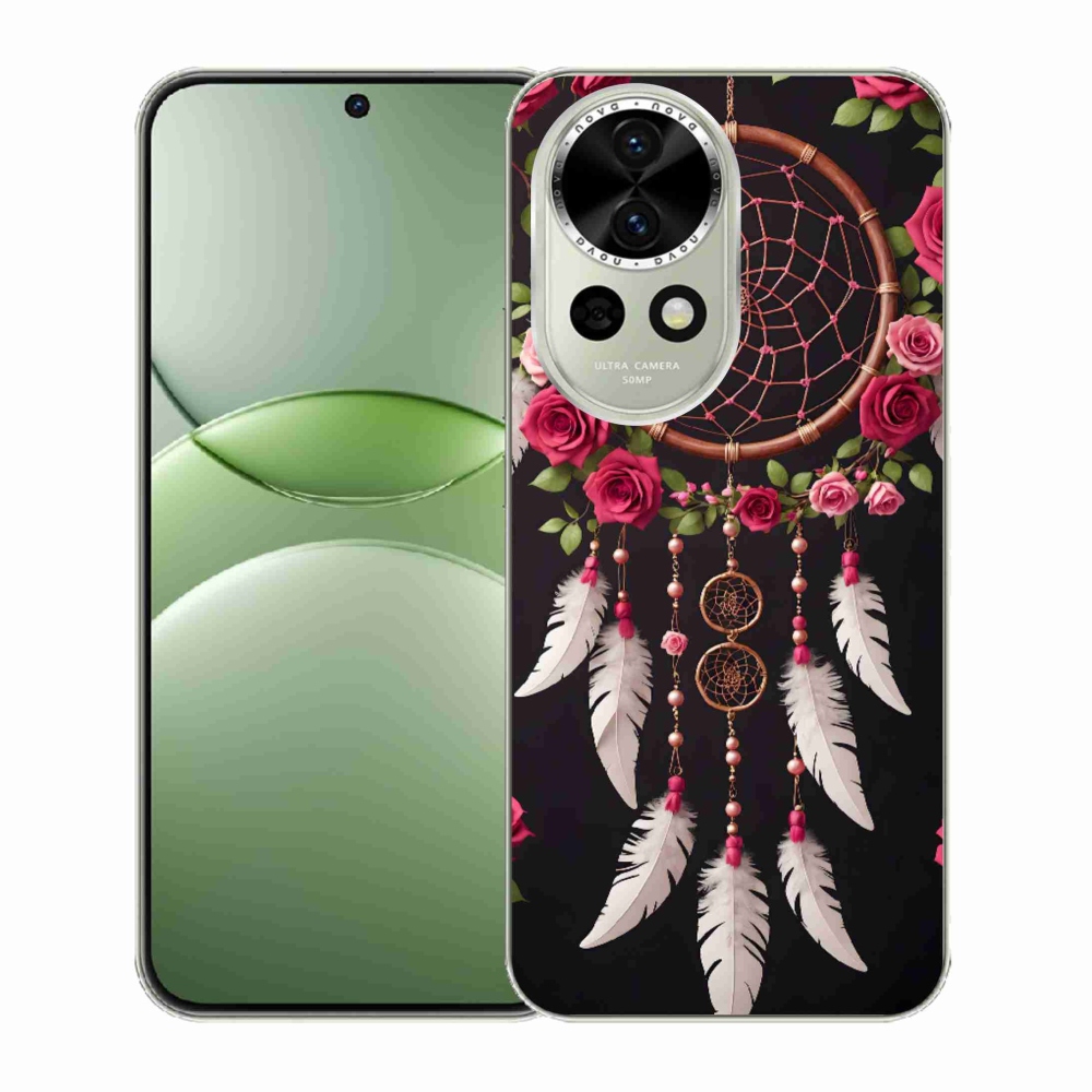 Gelový kryt mmCase na Huawei Nova 13 5G - lapač snů s růžemi