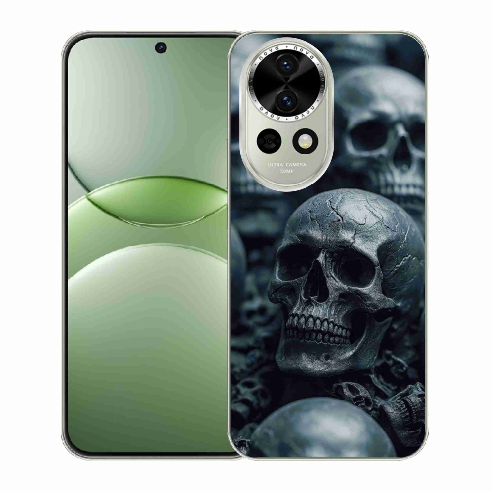 Gelový kryt mmCase na Huawei Nova 13 5G - lebka 2
