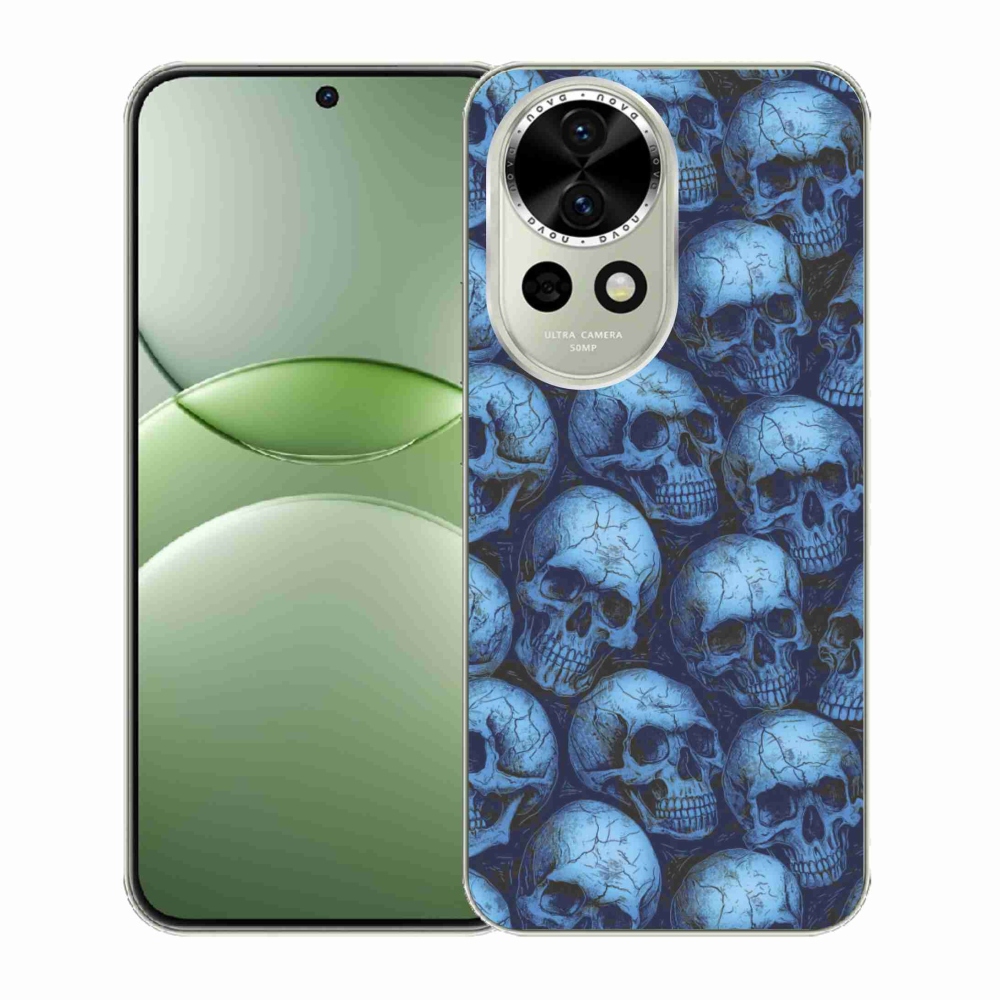Gelový kryt mmCase na Huawei Nova 13 5G - lebky