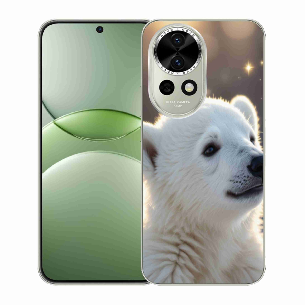 Gelový kryt mmCase na Huawei Nova 13 5G - lední medvěd