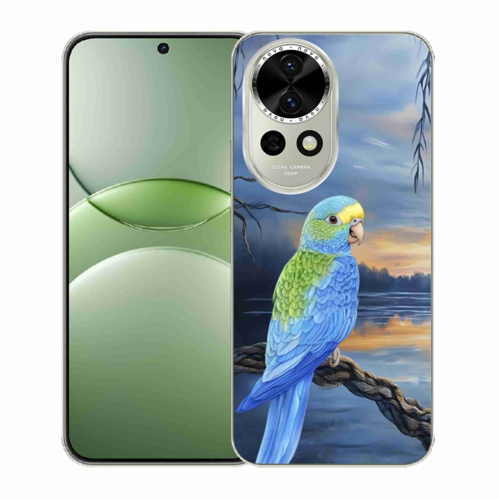 Gelový kryt mmCase na Huawei Nova 13 5G - modrý papoušek