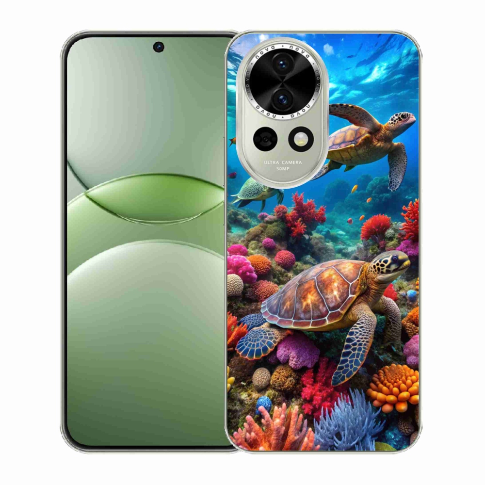 Gelový kryt mmCase na Huawei Nova 13 5G - mořský svět 2