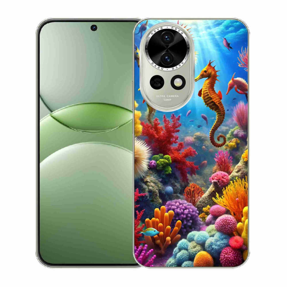 Gelový kryt mmCase na Huawei Nova 13 5G - mořský svět 3