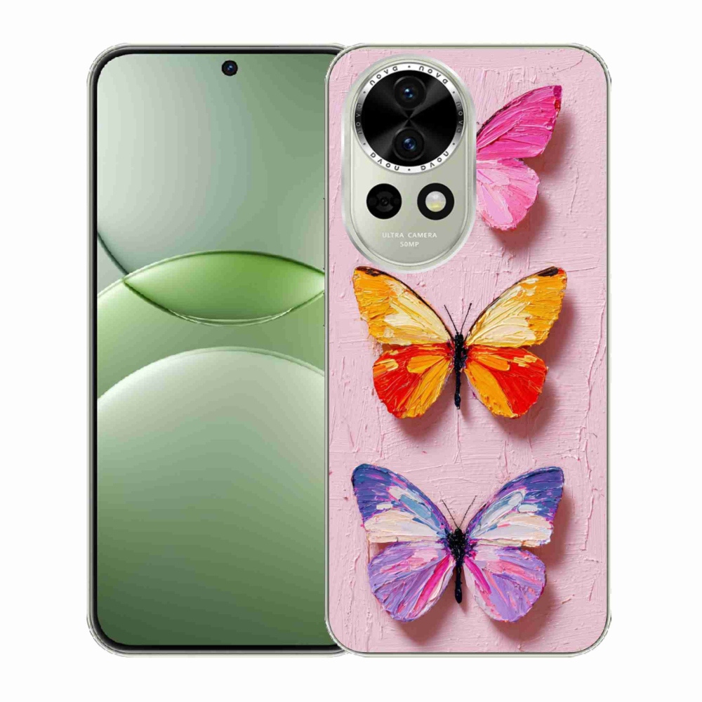 Gelový kryt mmCase na Huawei Nova 13 5G - motýlí trojice