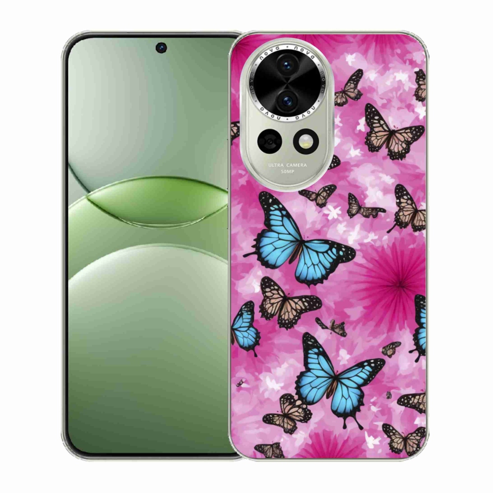 Gelový kryt mmCase na Huawei Nova 13 5G - motýlí zahrada