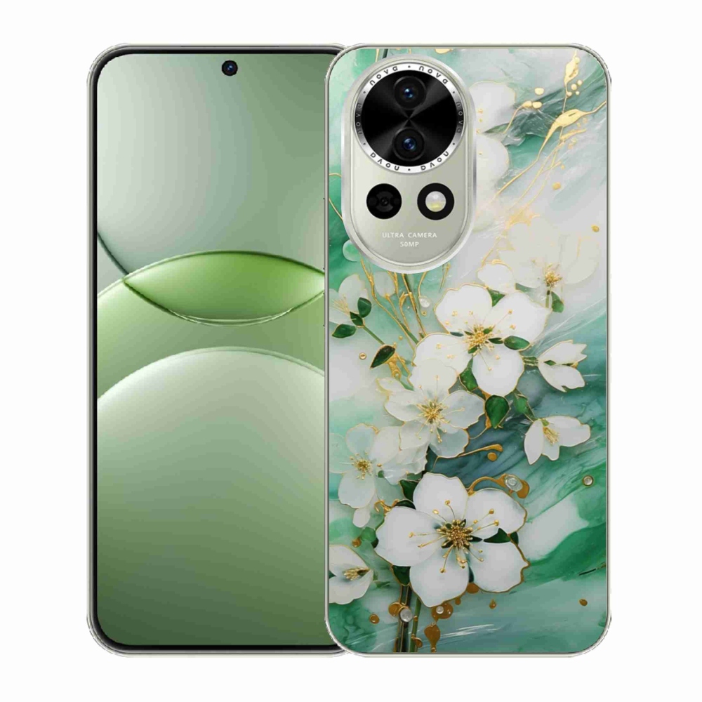 Gelový kryt mmCase na Huawei Nova 13 5G - něžné květy