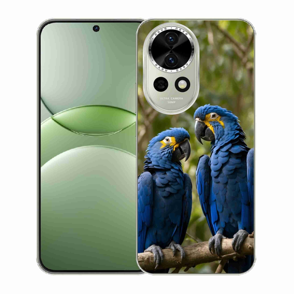 Gelový kryt mmCase na Huawei Nova 13 5G - papouščí duo