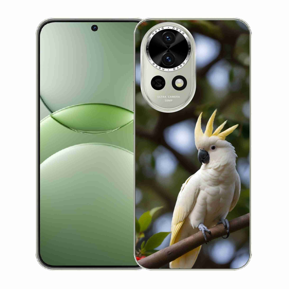 Gelový kryt mmCase na Huawei Nova 13 5G - papoušek kakadu 3