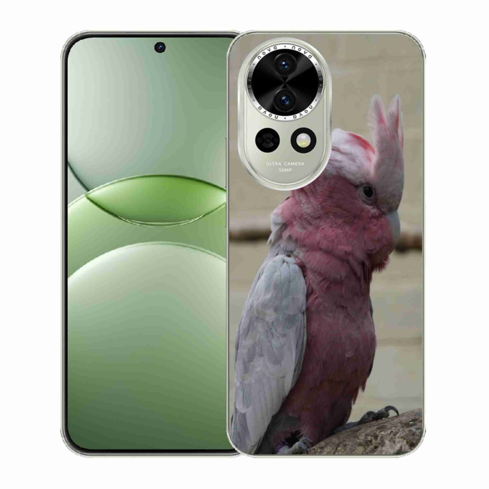 Gelový kryt mmCase na Huawei Nova 13 5G - papoušek kakadu růžový