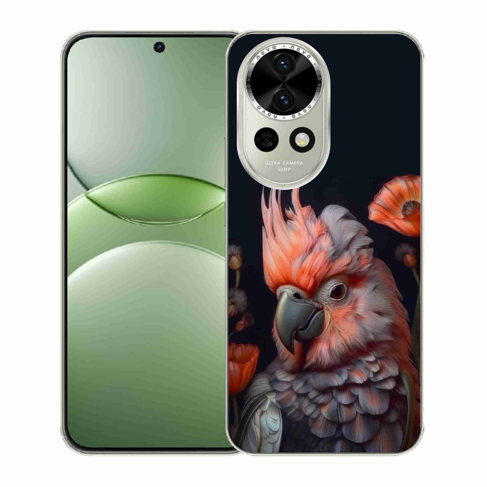 Gelový kryt mmCase na Huawei Nova 13 5G - papoušek kakadu v barvách