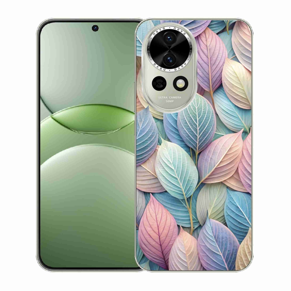 Gelový kryt mmCase na Huawei Nova 13 5G - pastelové listy