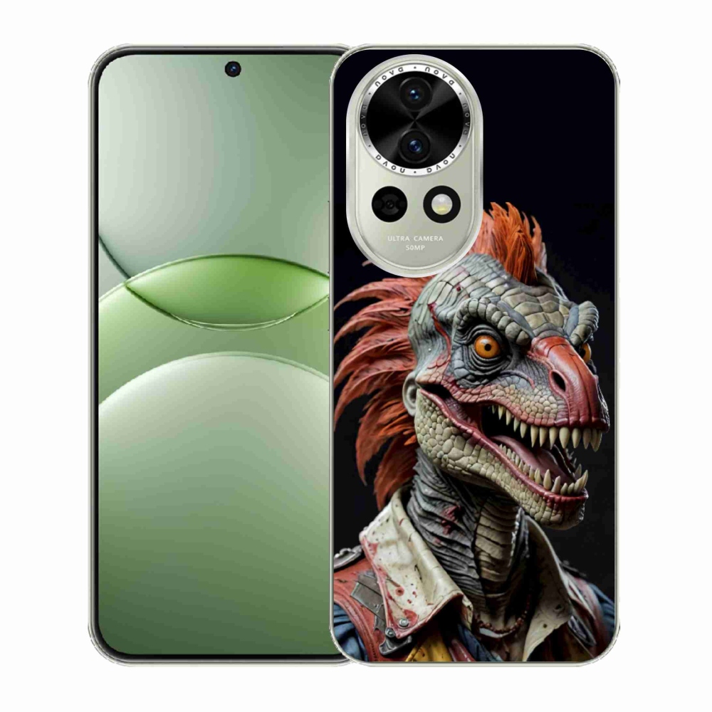 Gelový kryt mmCase na Huawei Nova 13 5G - punk dinosaurus