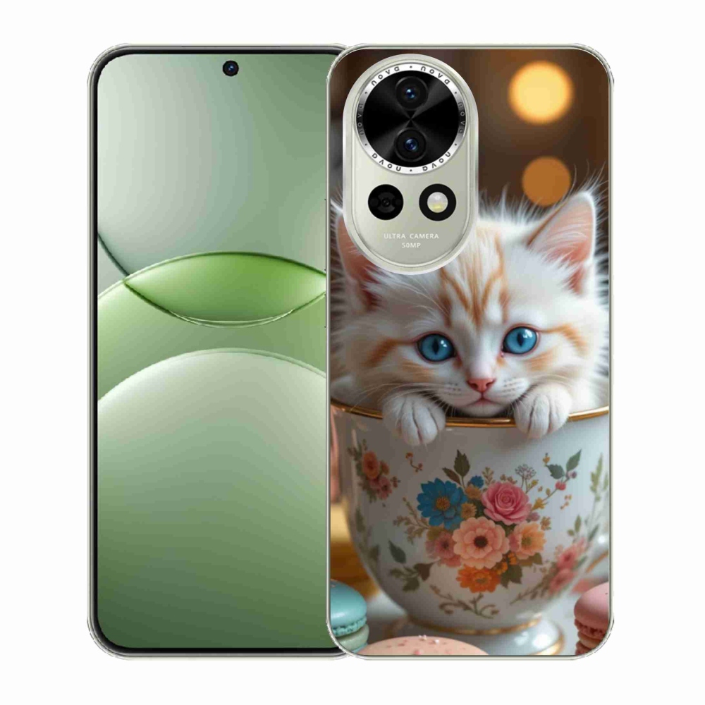 Gelový kryt mmCase na Huawei Nova 13 5G - roztomilé kotě 6