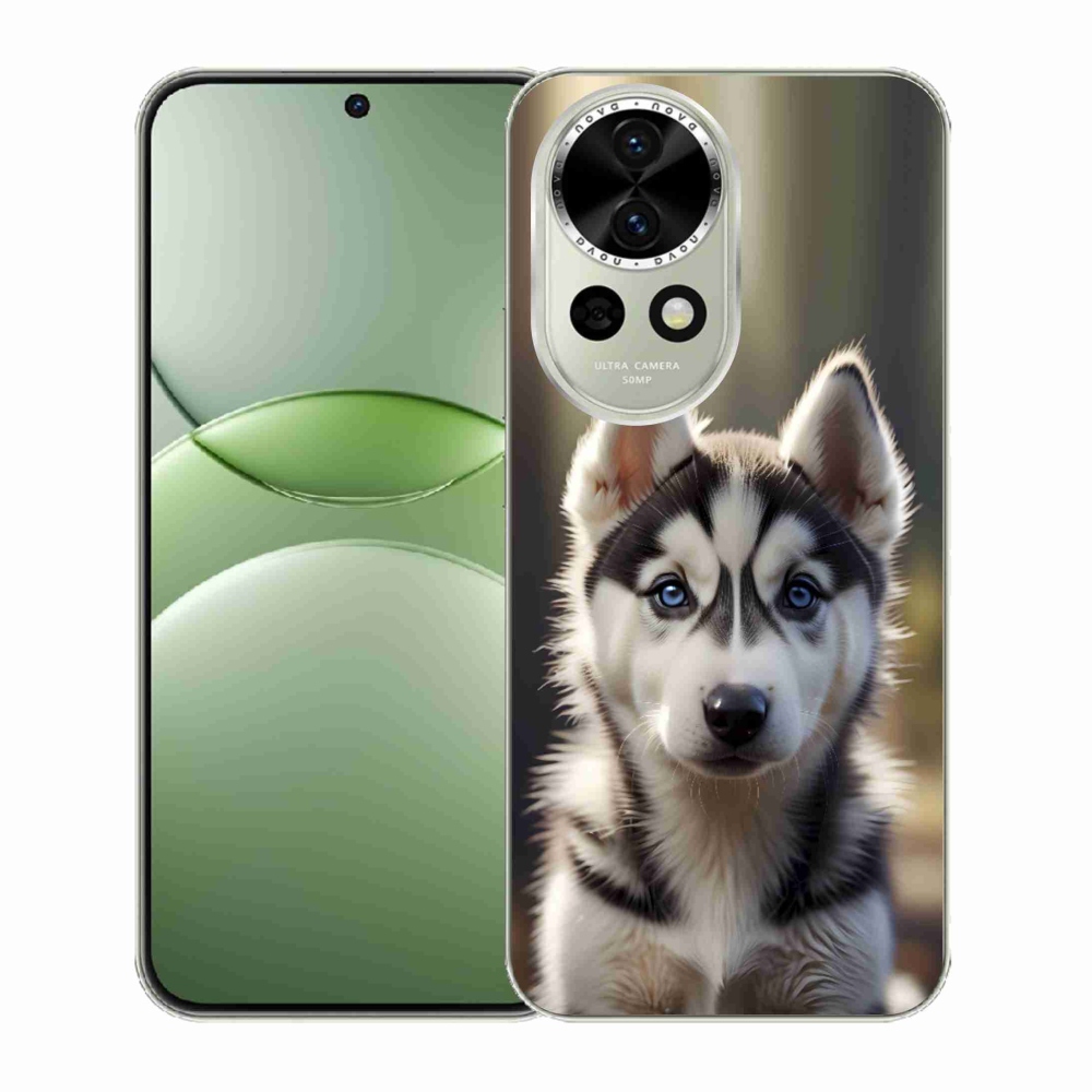 Gelový kryt mmCase na Huawei Nova 13 5G - roztomilý sibiřský husky