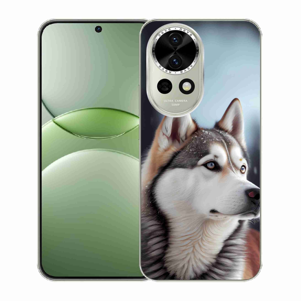 Gelový kryt mmCase na Huawei Nova 13 5G - sibiřský husky