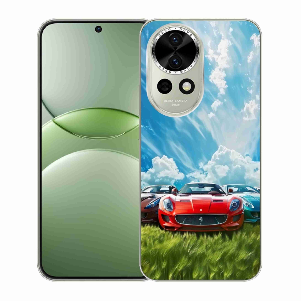 Gelový kryt mmCase na Huawei Nova 13 5G - sportovní vozy