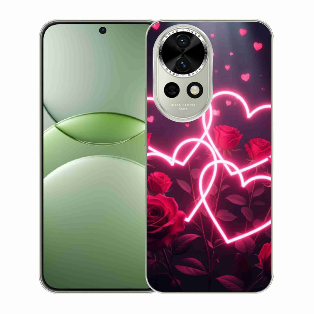 Gelový kryt mmCase na Huawei Nova 13 5G - srdce lásky