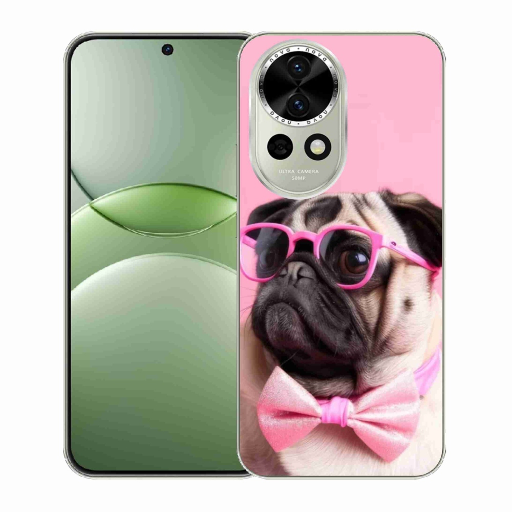 Gelový kryt mmCase na Huawei Nova 13 5G - stylový mops