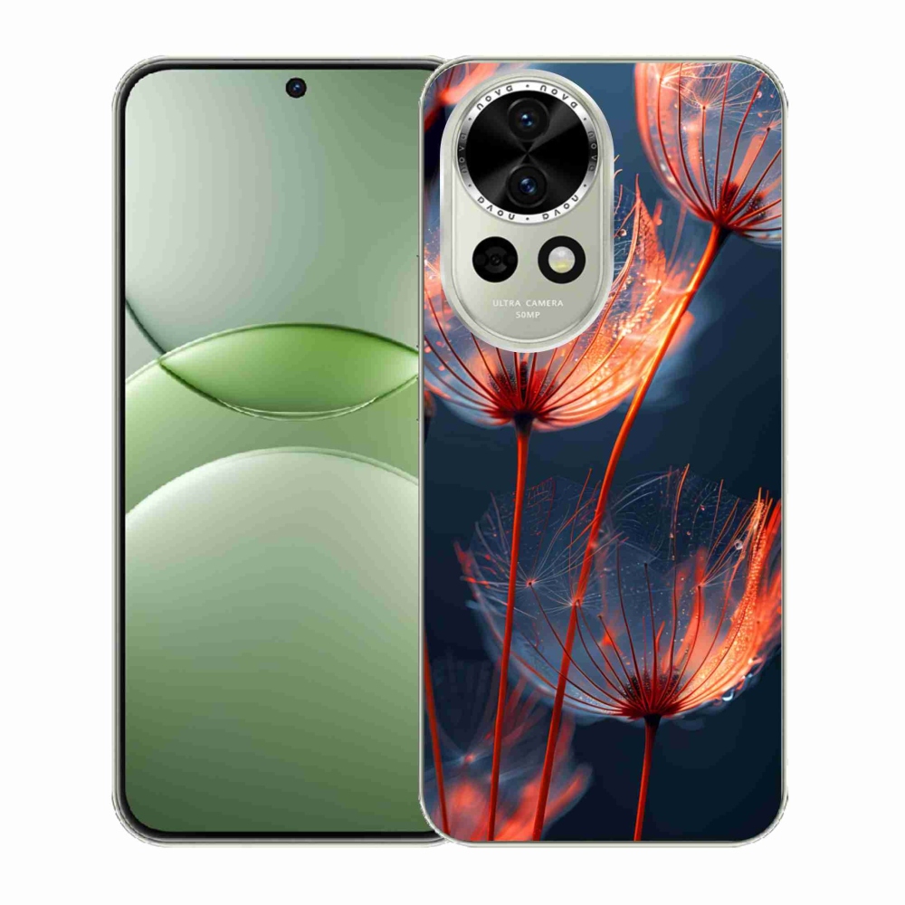 Gelový kryt mmCase na Huawei Nova 13 5G - světélkující chmýří