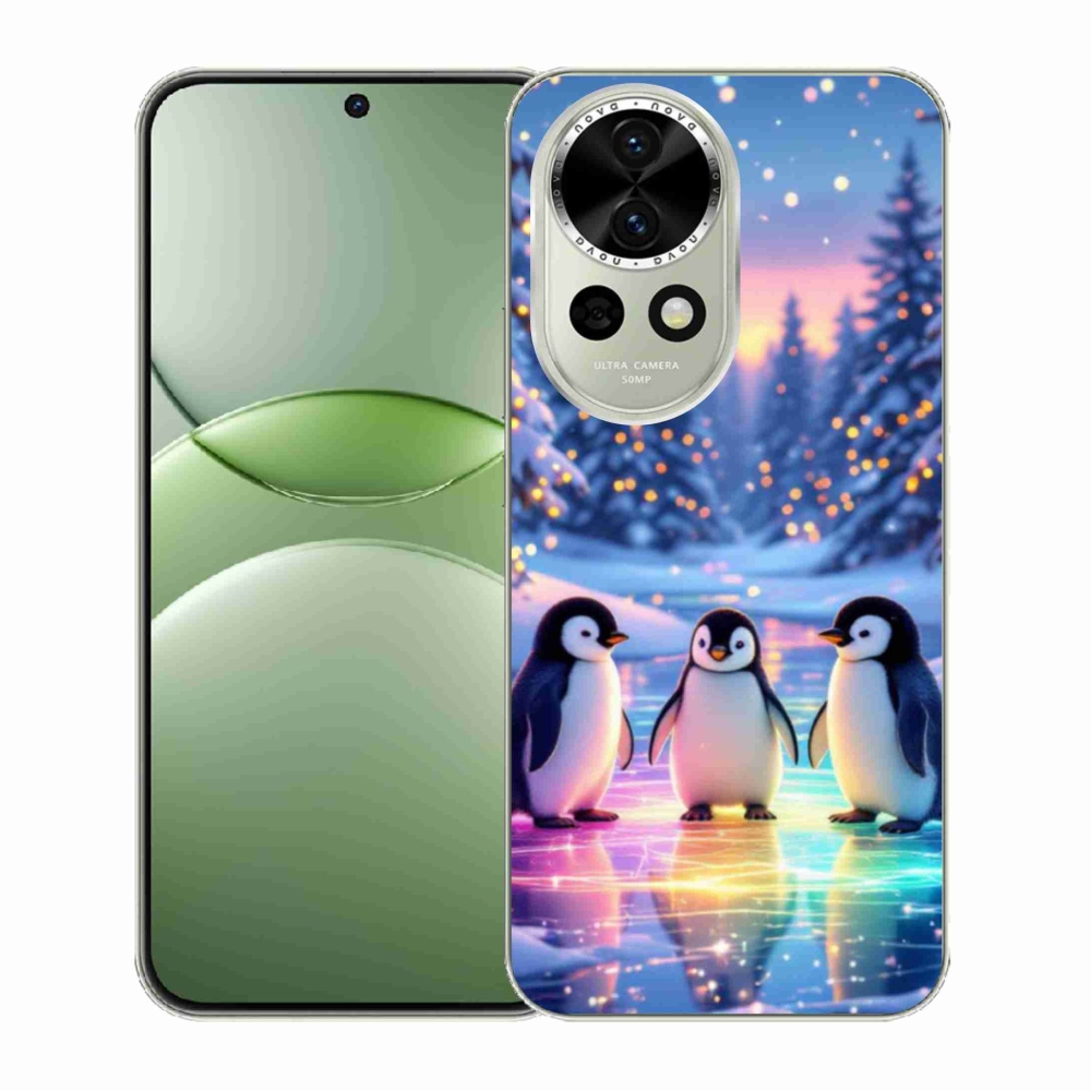 Gelový kryt mmCase na Huawei Nova 13 5G - tučnáci