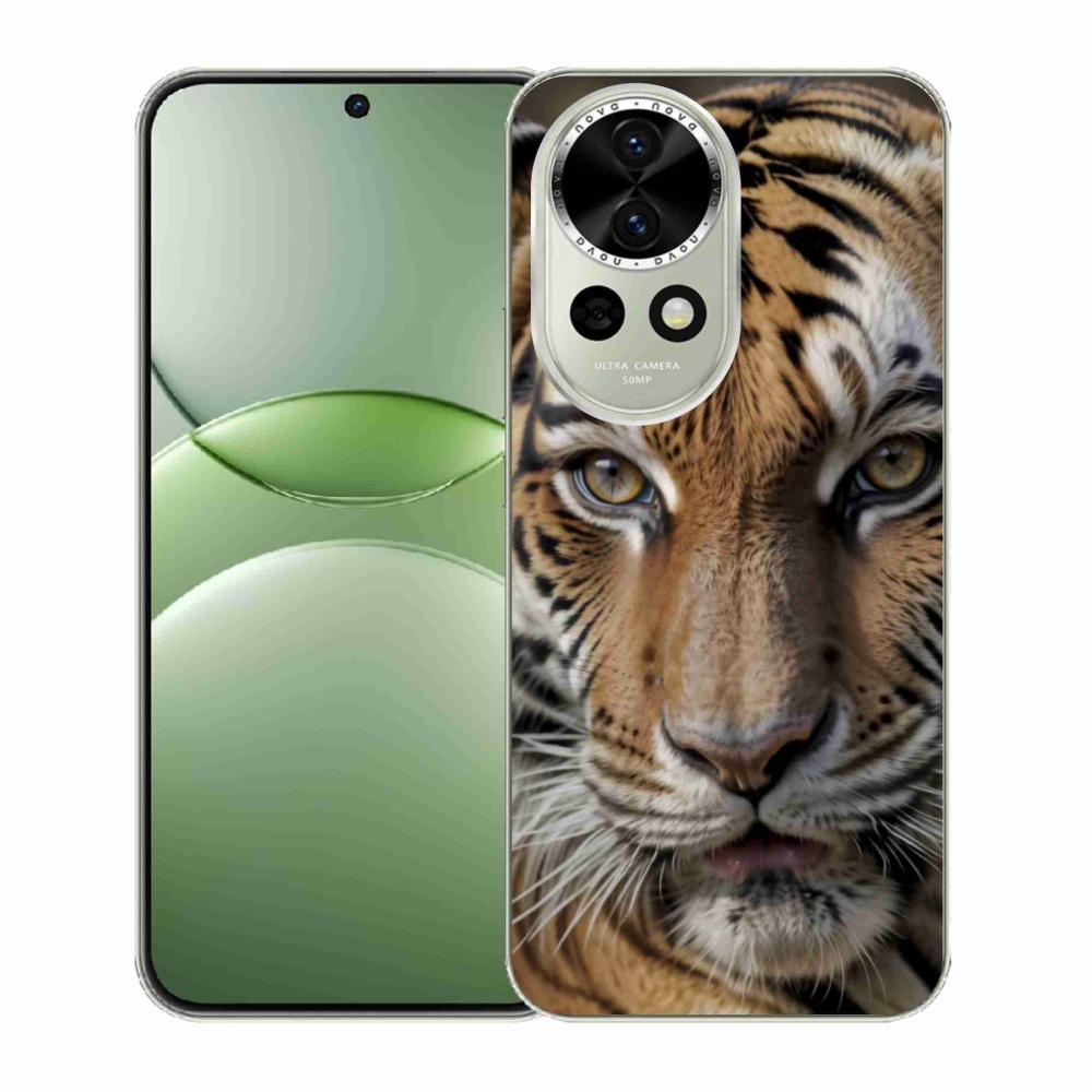 Gelový kryt mmCase na Huawei Nova 13 5G - tygří pohled