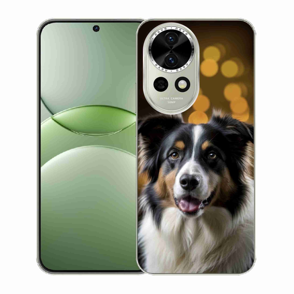 Gelový kryt mmCase na Huawei Nova 13 5G - usměvavý australský ovčák