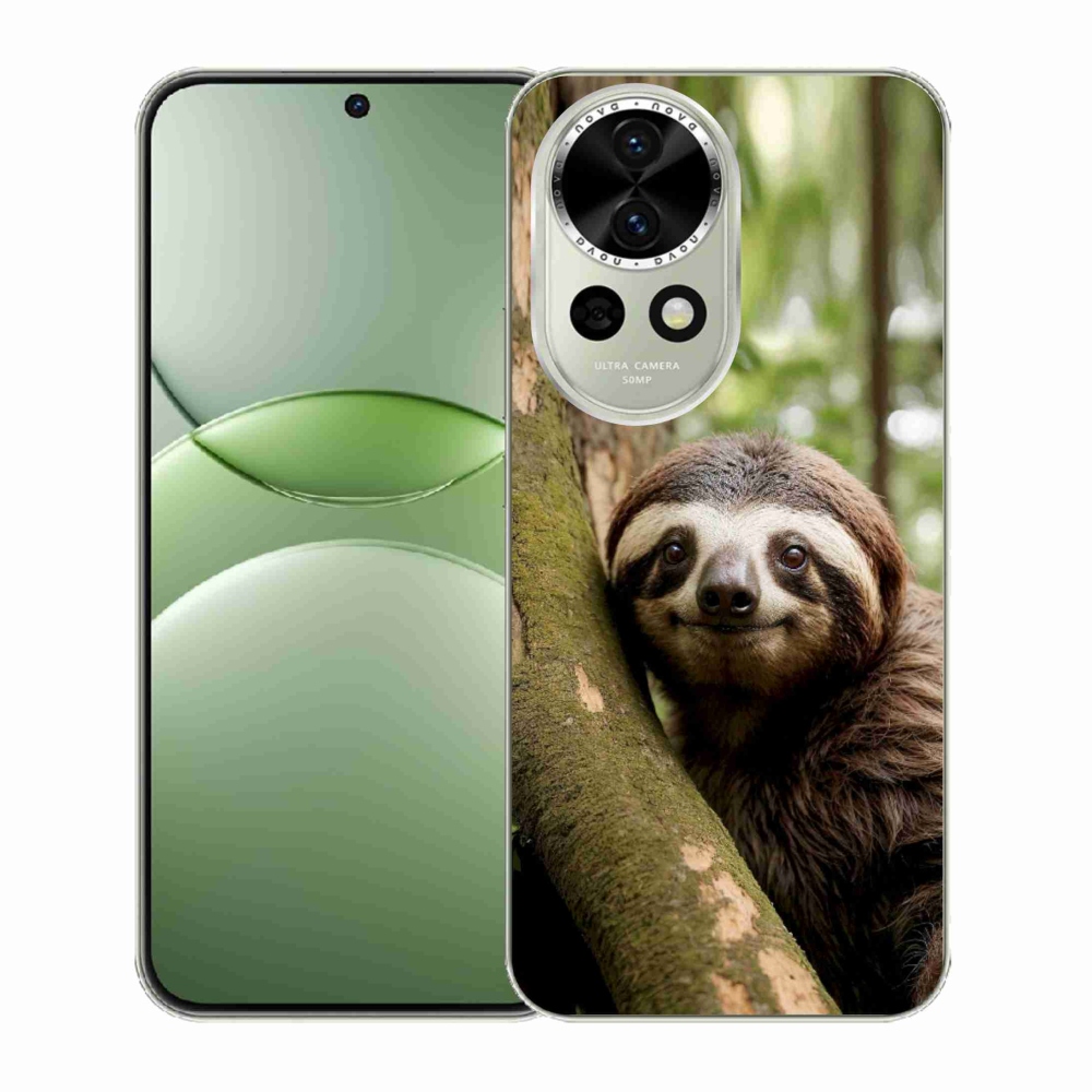 Gelový kryt mmCase na Huawei Nova 13 5G - usměvavý lenochod