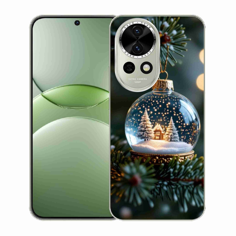 Gelový kryt mmCase na Huawei Nova 13 5G - vánoční koule 2