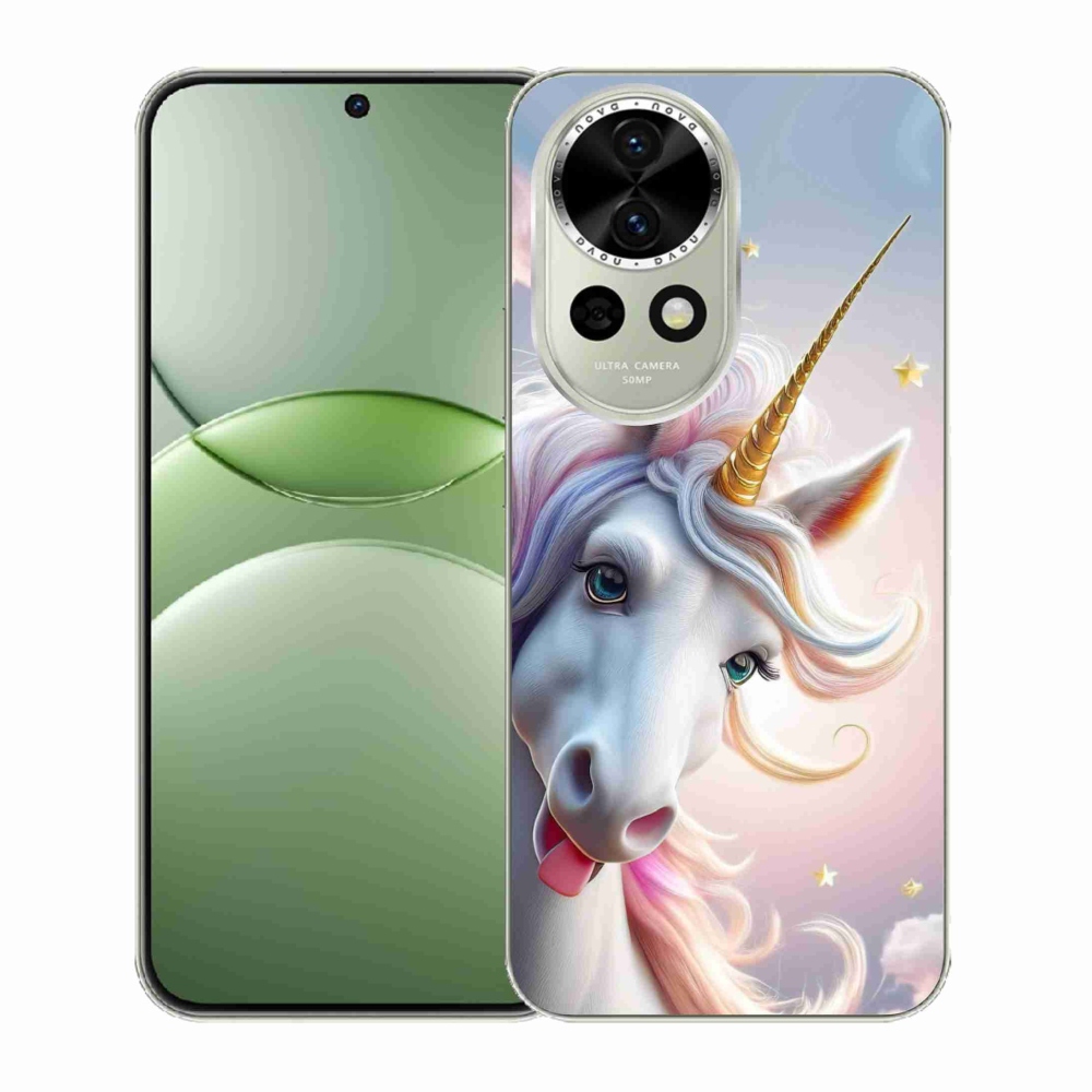 Gelový kryt mmCase na Huawei Nova 13 5G - veselý jednorožec