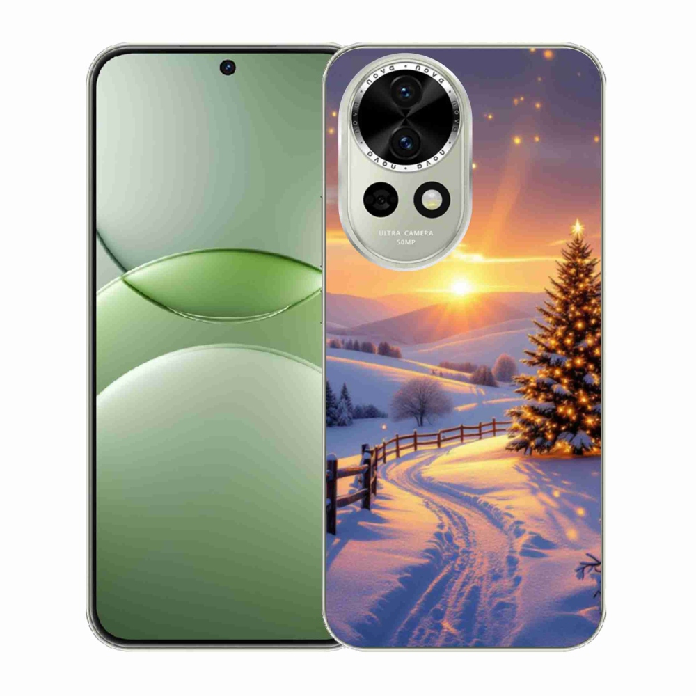 Gelový kryt mmCase na Huawei Nova 13 5G - zimní krajina