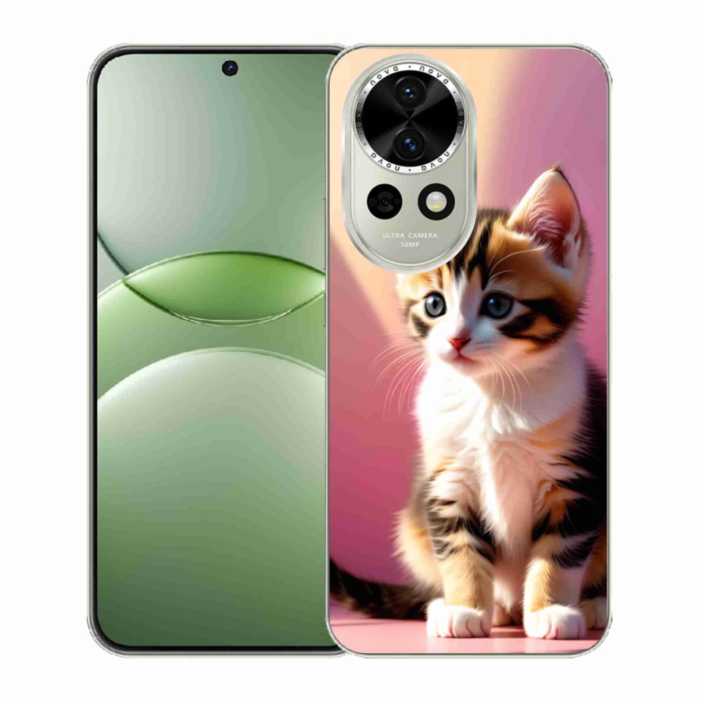 Gelový kryt mmCase na Huawei Nova 13 5G - zvědavé kotě 2