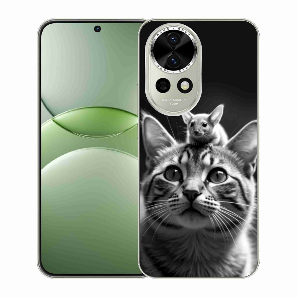 Gelový kryt mmCase na Huawei Nova 13 5G - zvířecí přátelství 2