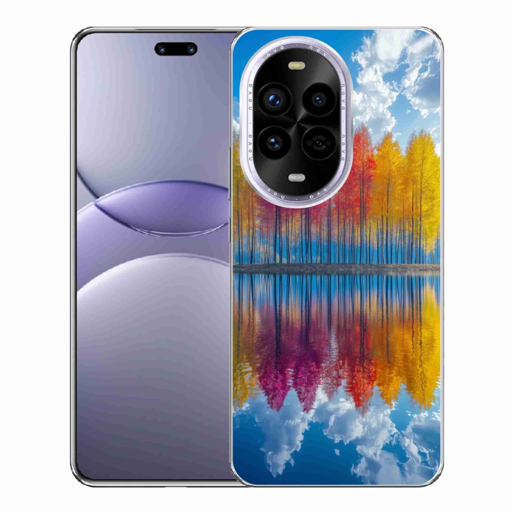 Gelový kryt mmCase na Huawei Nova 13 Pro 5G - barevné stromy