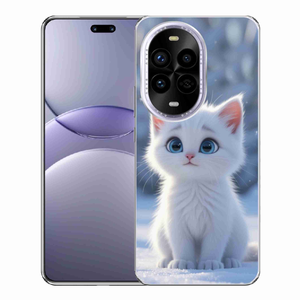 Gelový kryt mmCase na Huawei Nova 13 Pro 5G - bílé kotě 3