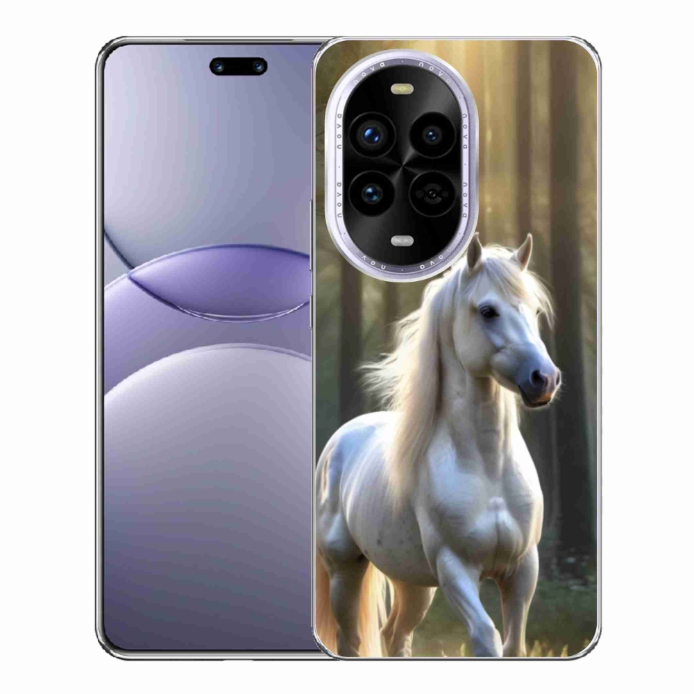 Gelový kryt mmCase na Huawei Nova 13 Pro 5G - bílý kůň 3