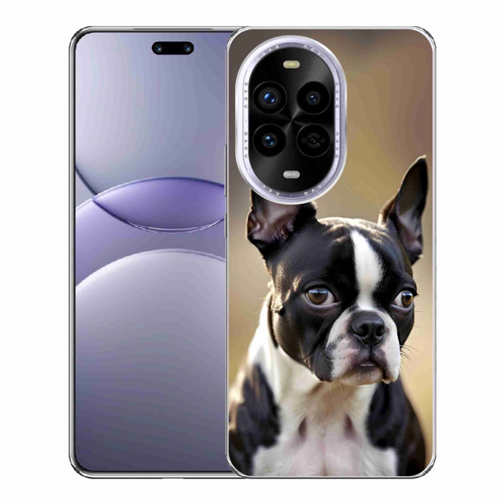 Gelový kryt mmCase na Huawei Nova 13 Pro 5G - bostonský teriér