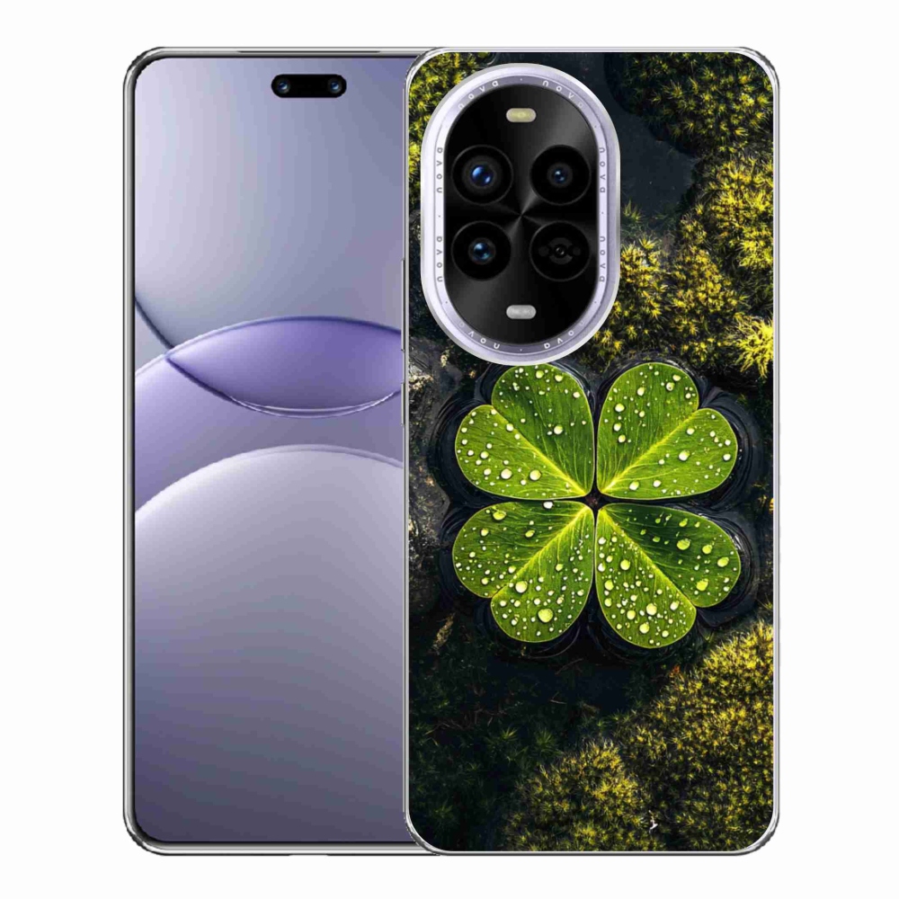 Gelový kryt mmCase na Huawei Nova 13 Pro 5G - čtyřlístek